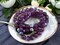 Purple Washed Grape AB Faceted Round Melon Beads - 6mm or 8mm